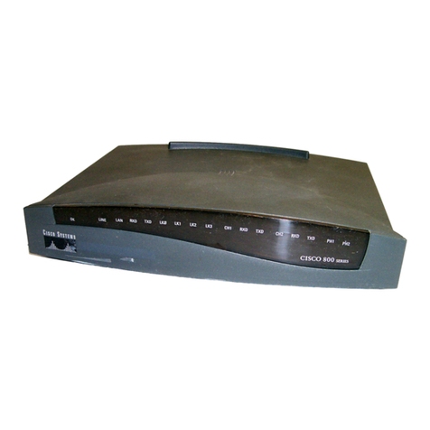 Cisco 800 Series User manual