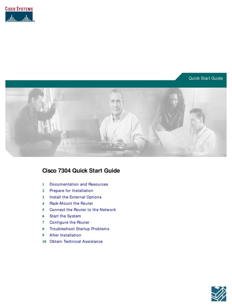 Cisco 7304 Series User manual Cisco 7304 Series User manual