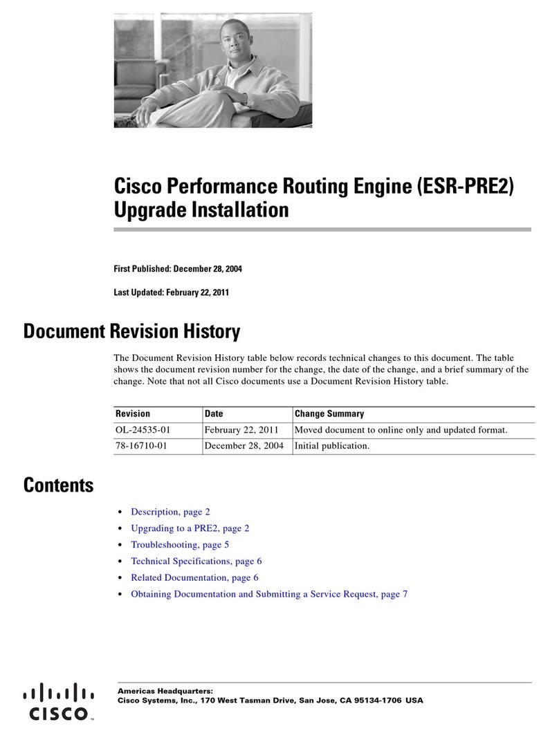 Cisco ESR-PRE2 User manual