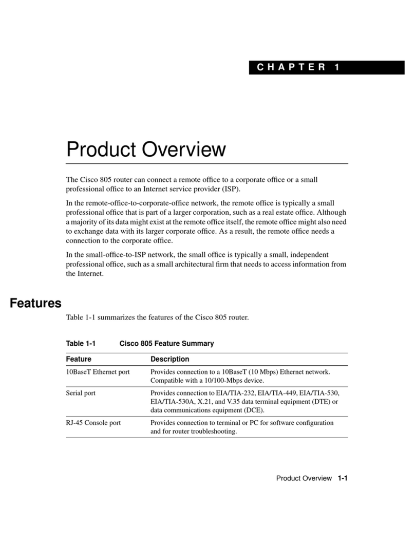 Cisco 805 Series Operating and safety instructions