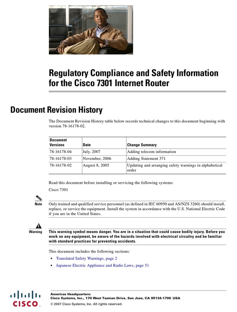 Cisco CISCO7301 Original instructions Cisco CISCO7301 Original instructions