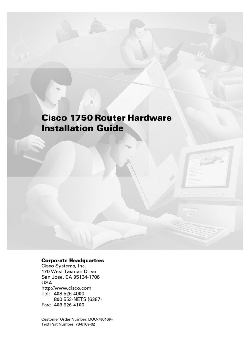 Cisco CISCO1750 User manual