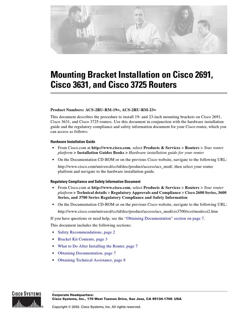 Cisco CISCO2691 Installation