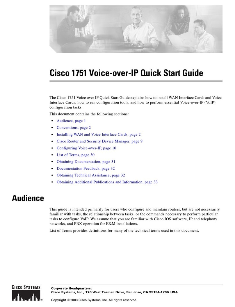 Cisco CISCO1751 User manual Cisco CISCO1751 User manual