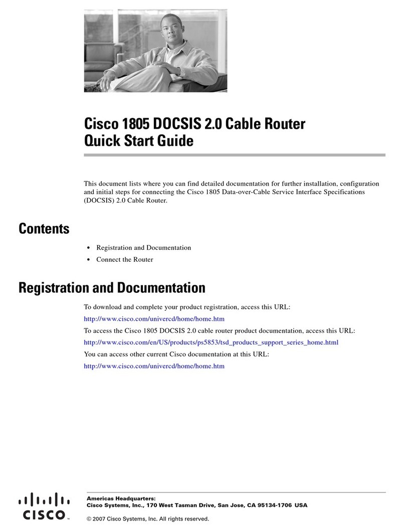 Cisco 1805 User manual Cisco 1805 User manual