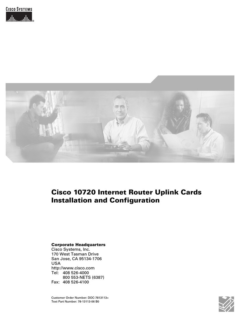 Cisco CISCO10720 Operating and maintenance instructions Cisco CISCO10720 Operating and maintenance instructions