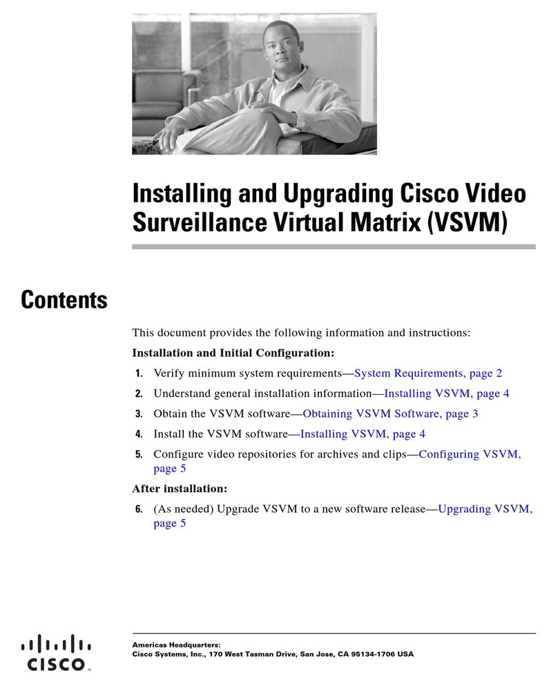 Cisco VSVM Instruction Manual Cisco VSVM Instruction Manual