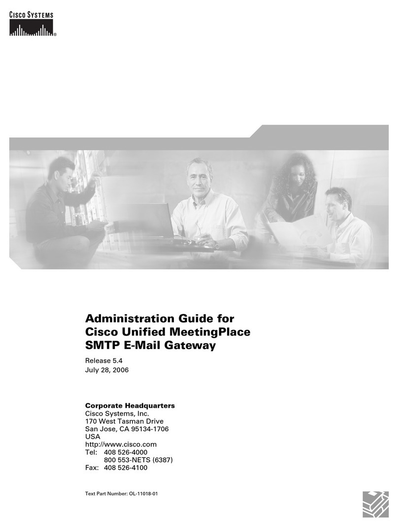 Cisco SMTP Administration guide Cisco SMTP Administration guide
