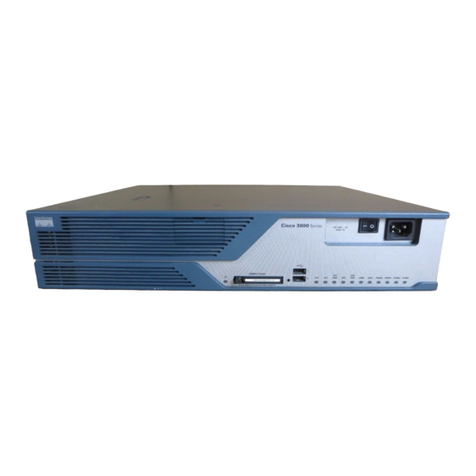 Cisco 3800 Series User manual Cisco 3800 Series User manual