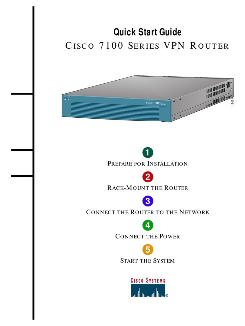 Cisco 7100 Series User manual