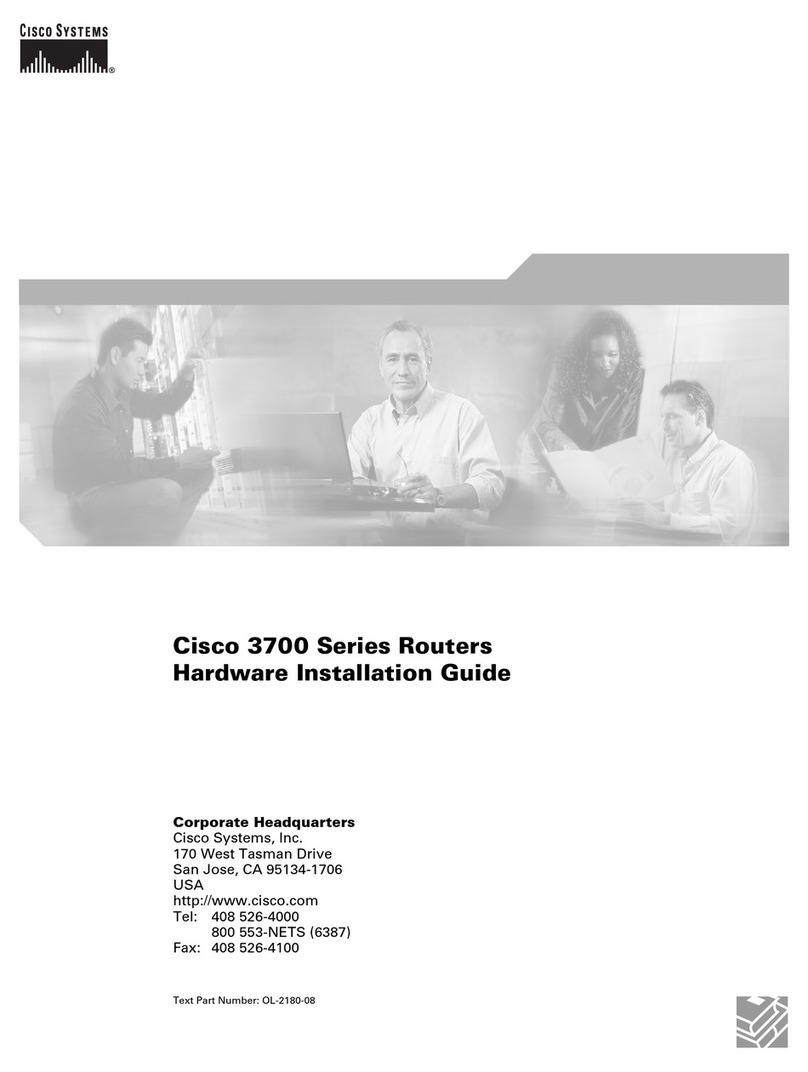 Cisco 3700 series Manual