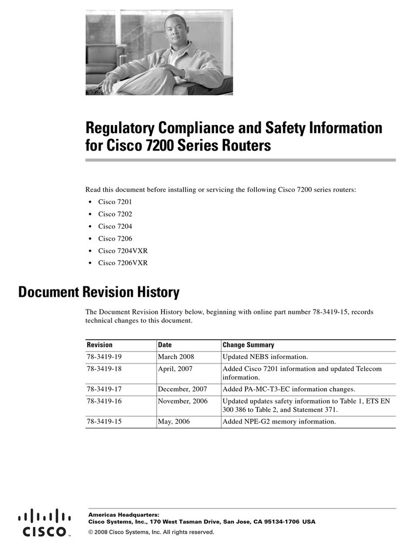 Cisco 7200 Series Original instructions