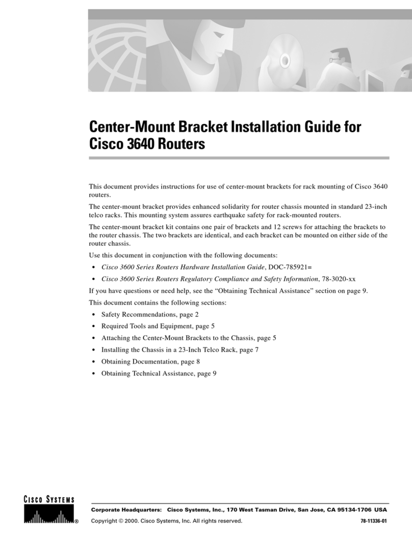 Cisco 3640 Series installation guide