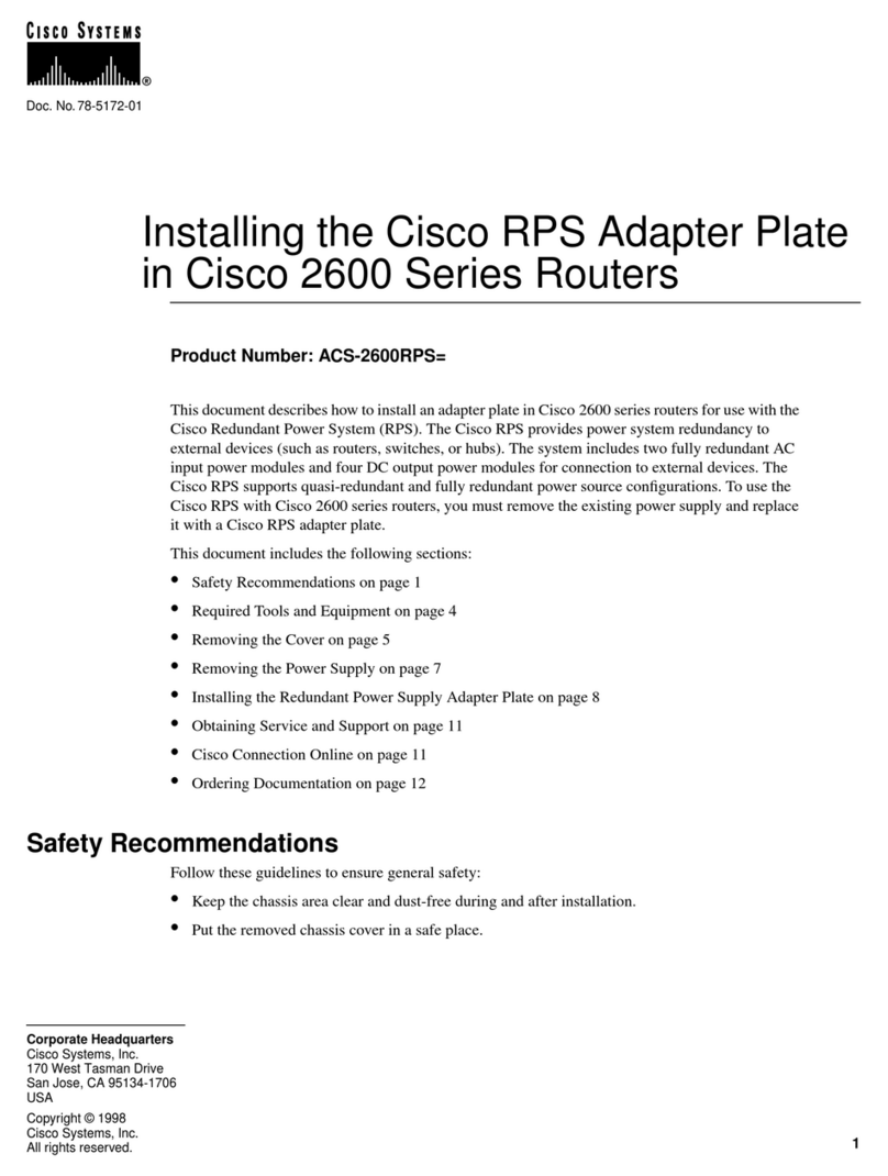 Cisco 2600 Series User manual