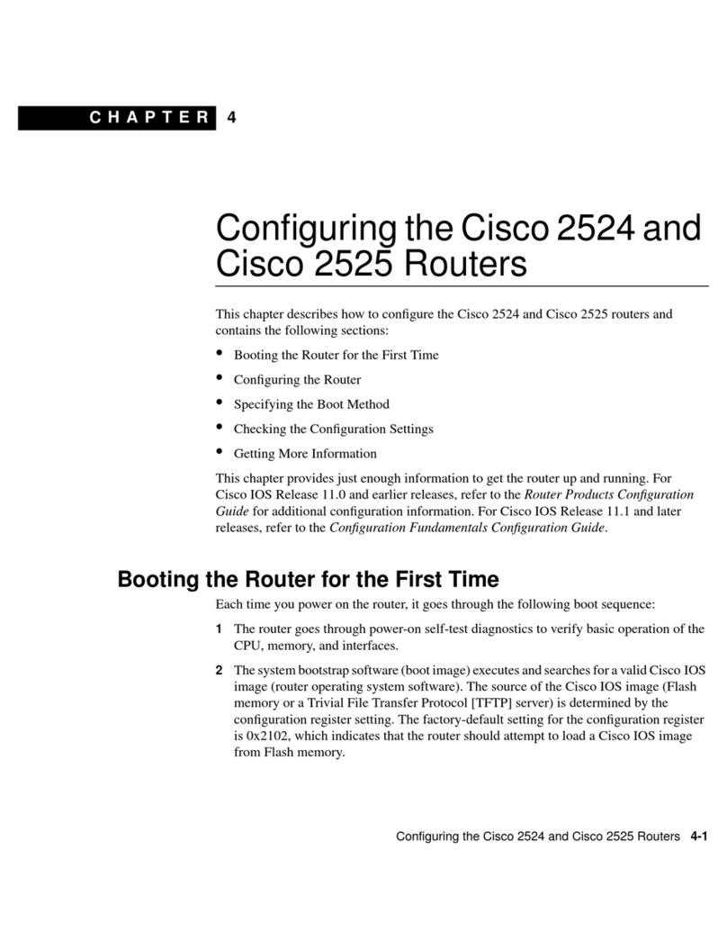 Cisco 2524 - Router - EN User manual