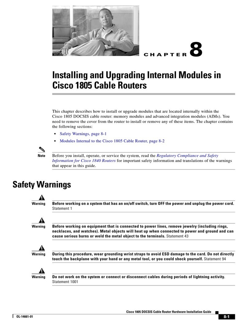 Cisco 1805 Manual