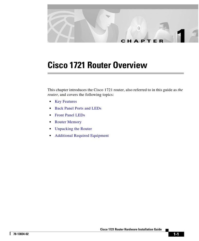 Cisco 1721 - VPN Security Router Bundle Manual Cisco 1721 - VPN Security Router Bundle Manual