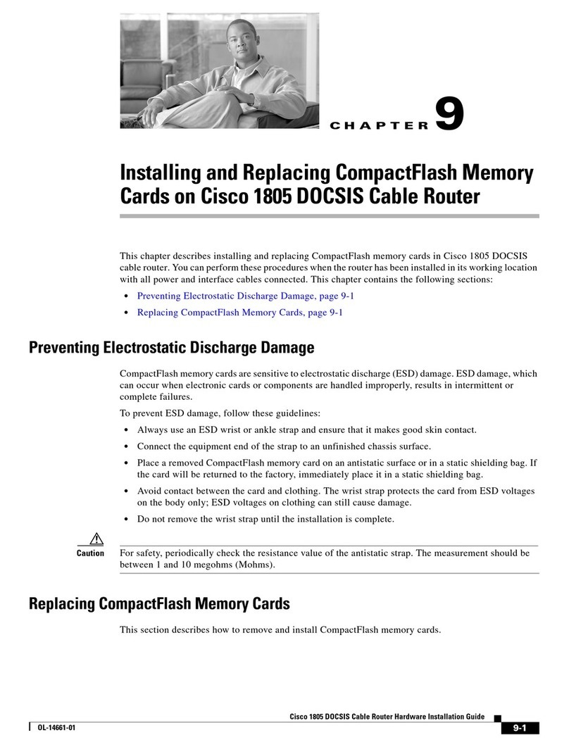 Cisco 1805 User manual Cisco 1805 User manual