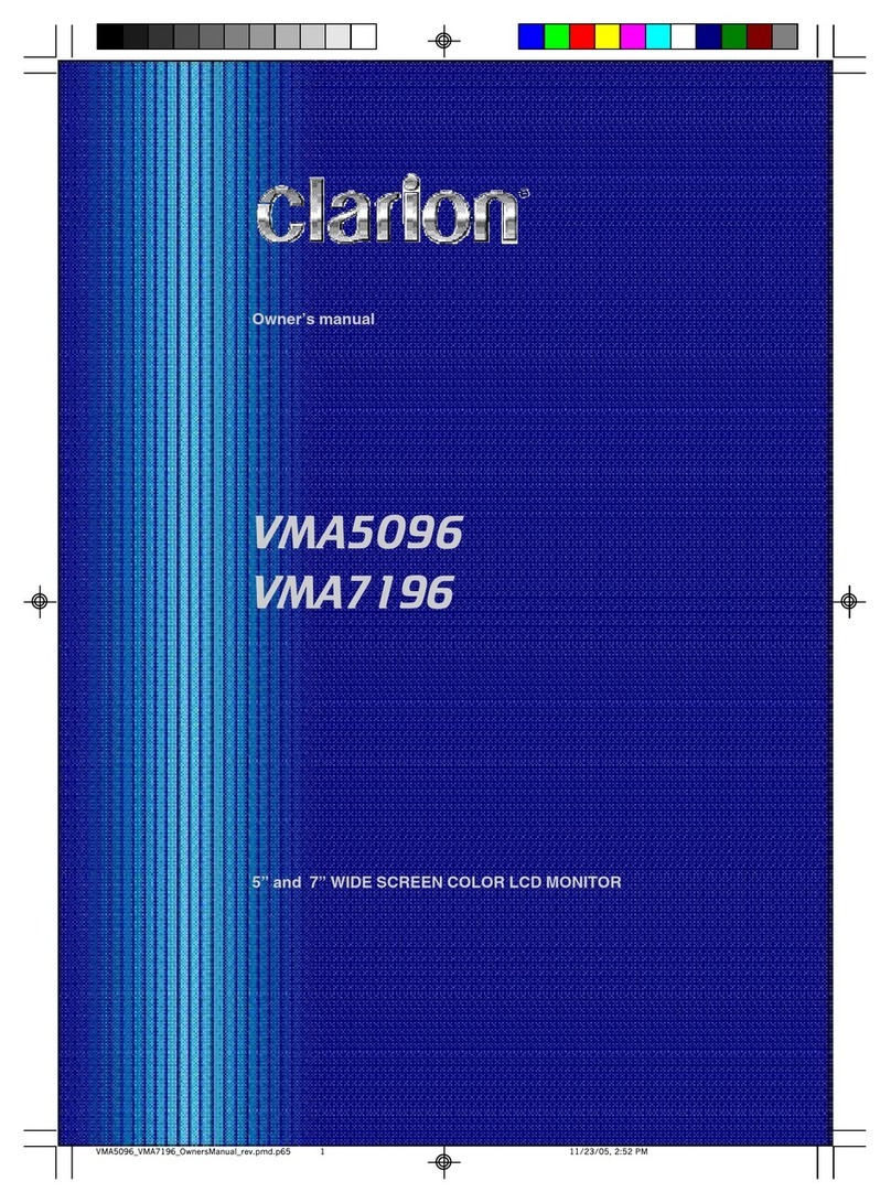 Clarion VMA5096 User manual
