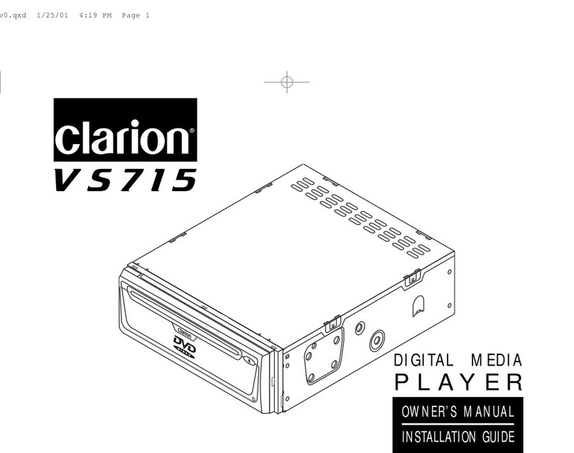 Clarion VS715 Troubleshooting guide