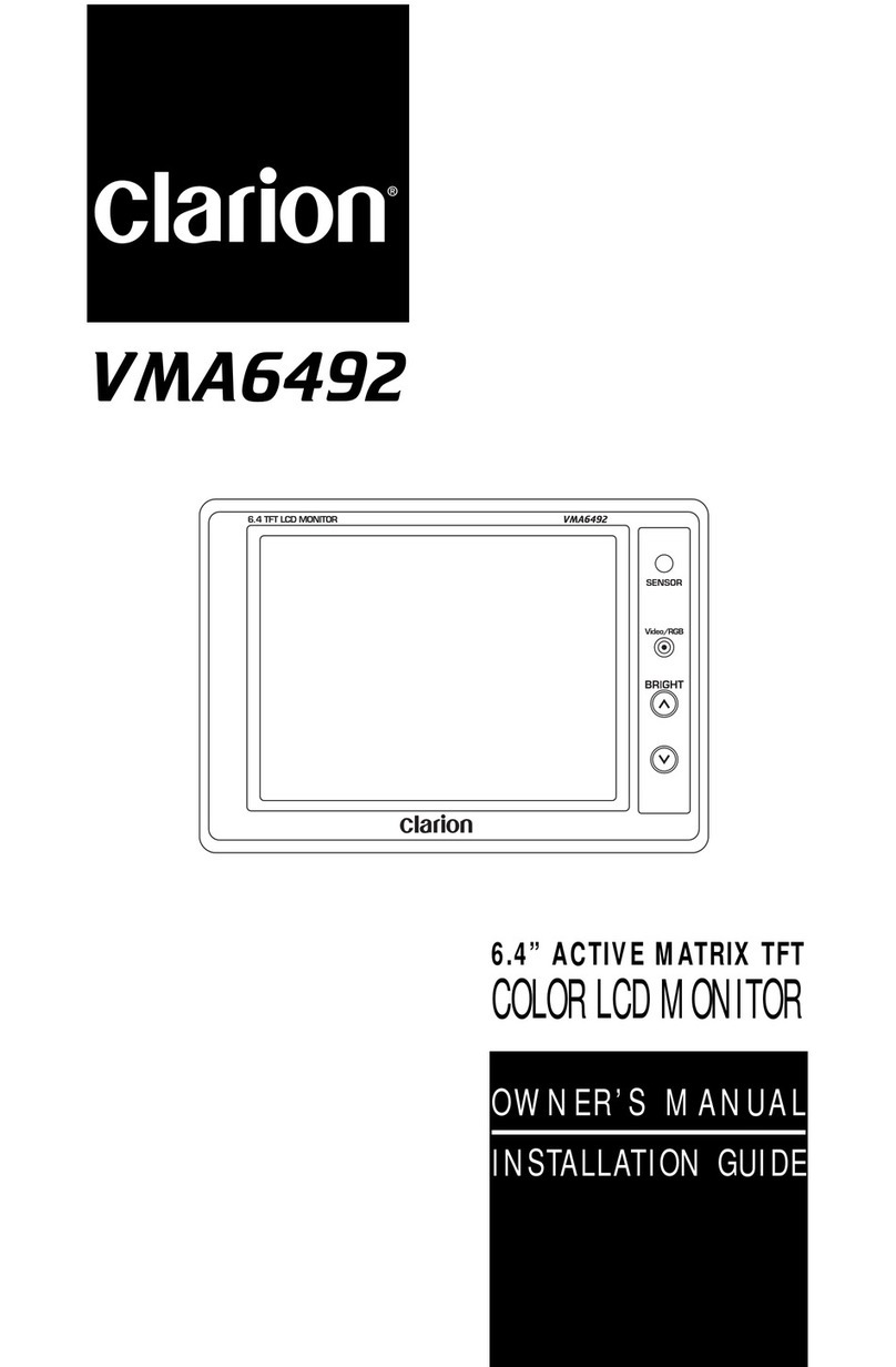 Clarion VMA6492 Troubleshooting guide