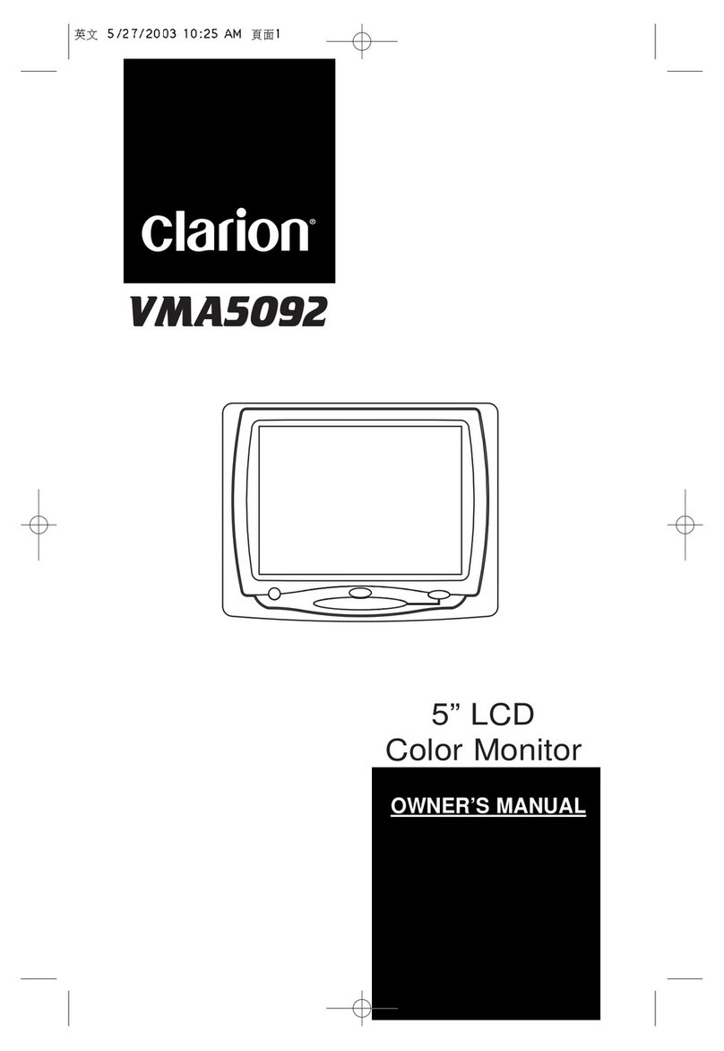 Clarion VMA5092 User manual