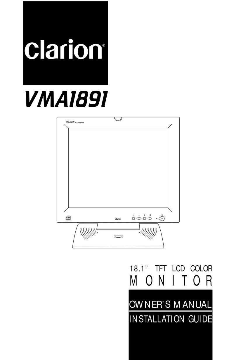 Clarion VMA1891 Troubleshooting guide