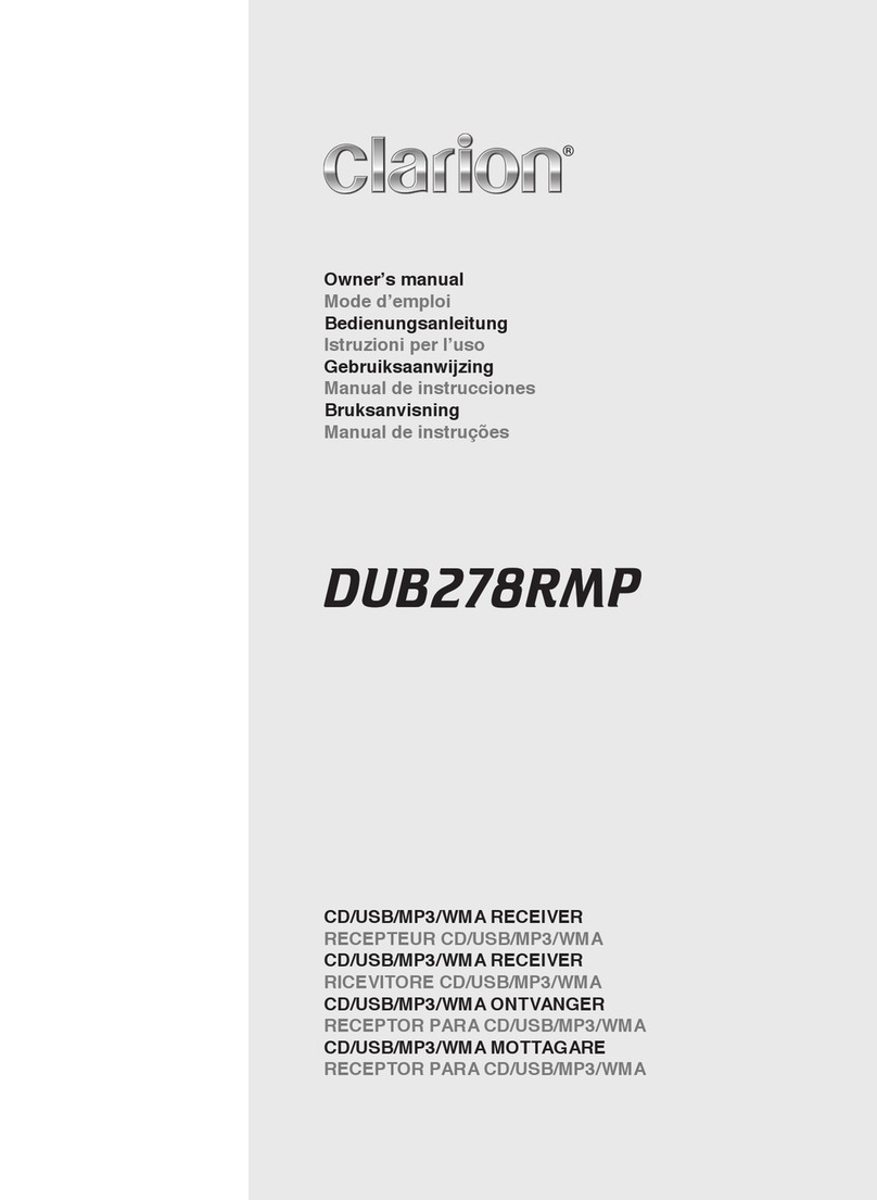 Clarion DUB278RMP User manual