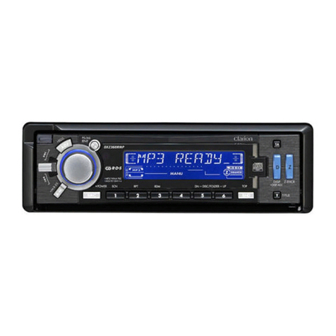 Clarion DXZ368RMP User manual
