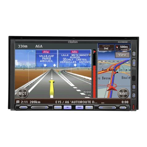 Clarion MAX983HD User manual