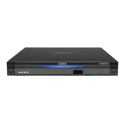 Clarion NAX983HD User manual