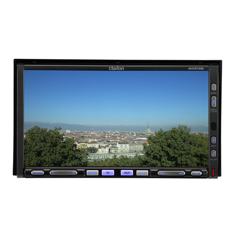 Clarion MAX973HD User manual