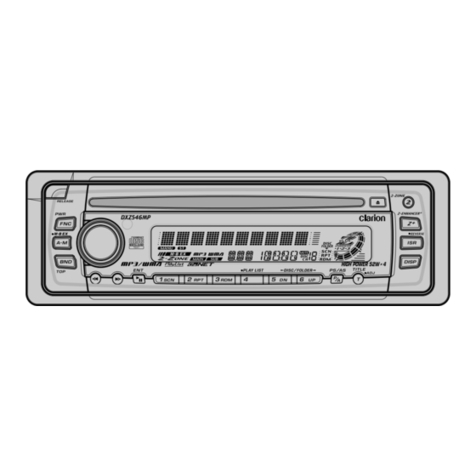 Clarion DXZ546MP User manual
