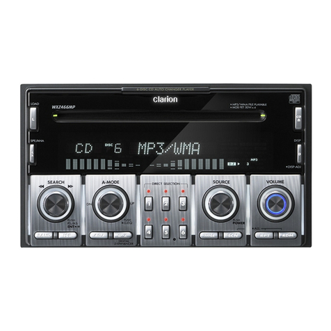 Clarion WXZ466MP User manual