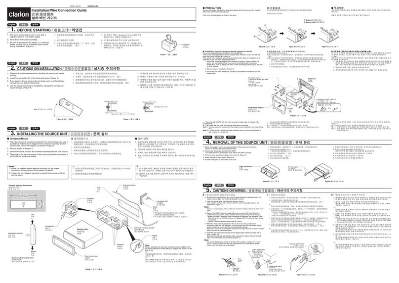 Clarion VXZ646 Instruction Manual