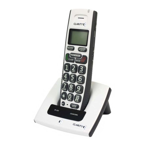 Clarity AMPLIFIED CORDLESS DECT D603 user guide