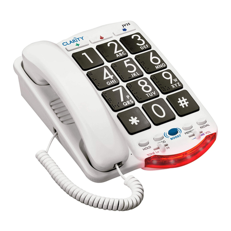 Clarity Telephone User manual Clarity Telephone User manual