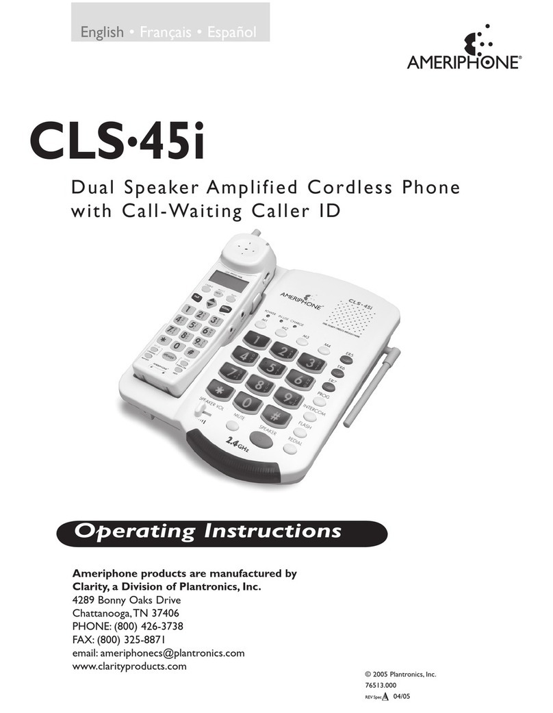 Ameriphone CLS-45i operating instructions