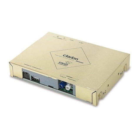 Clarion Sirius DSH920S User manual
