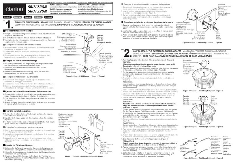 Clarion SRU1320M Instruction Manual