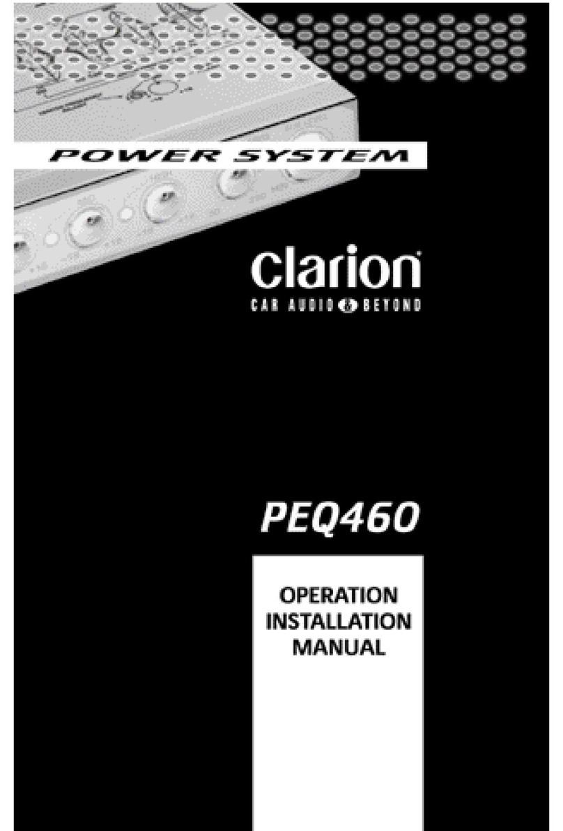 Clarion PEQ460 Manual