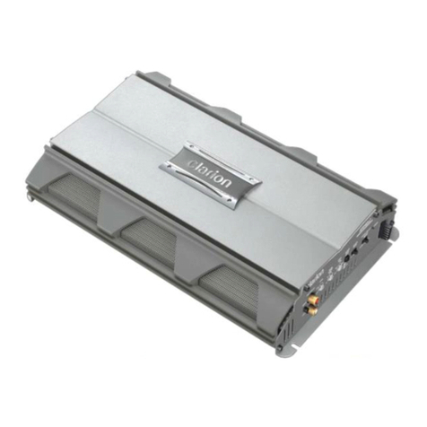 Clarion APX201.2 Operating & installation manual