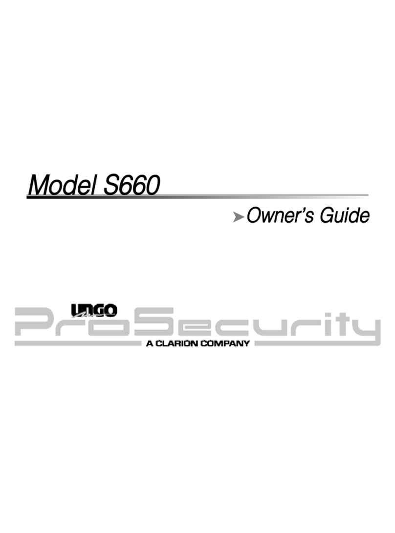 Clarion UNGO ProSecurity S660 User manual