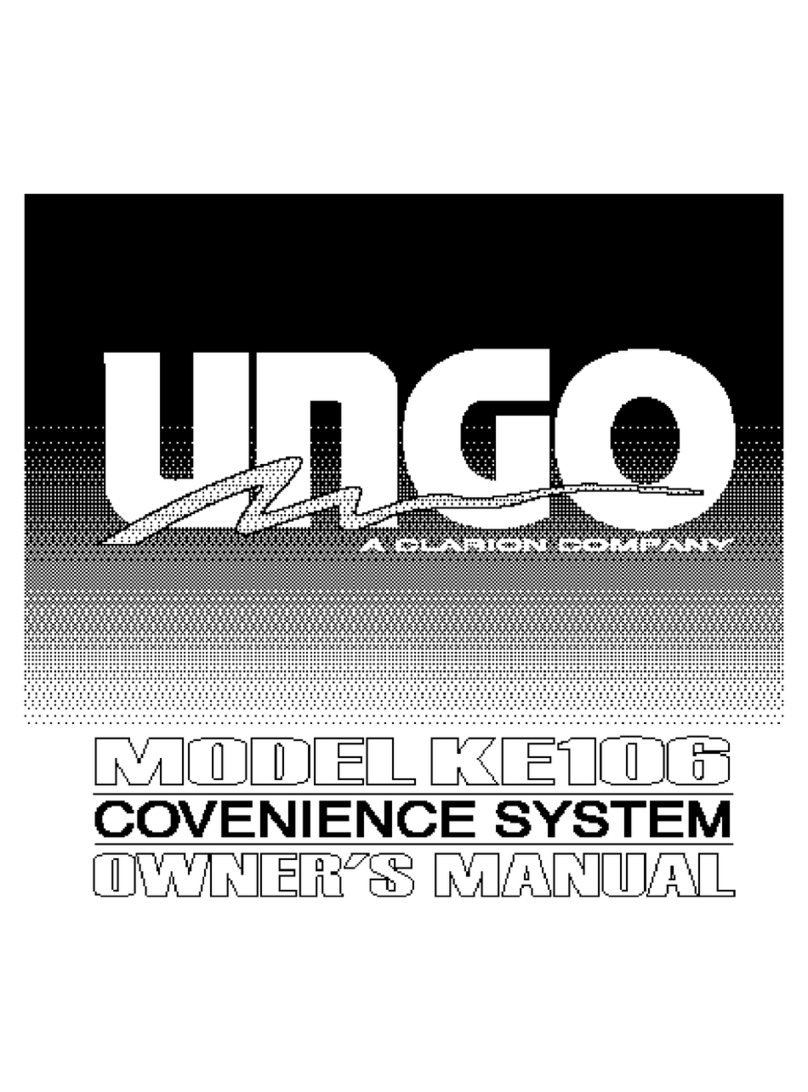Clarion UNGO KE106 owner's manual