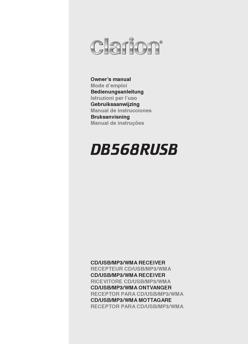 Clarion DB568RUSB User manual