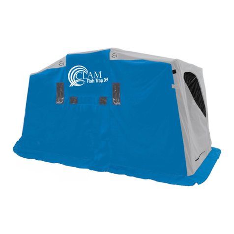 Clam Corp Fish Trap X4 8235 installation manual