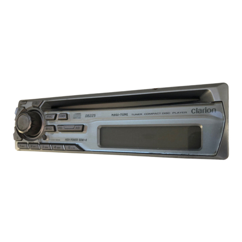 Clarion DB225  DB225 DB225 User manual