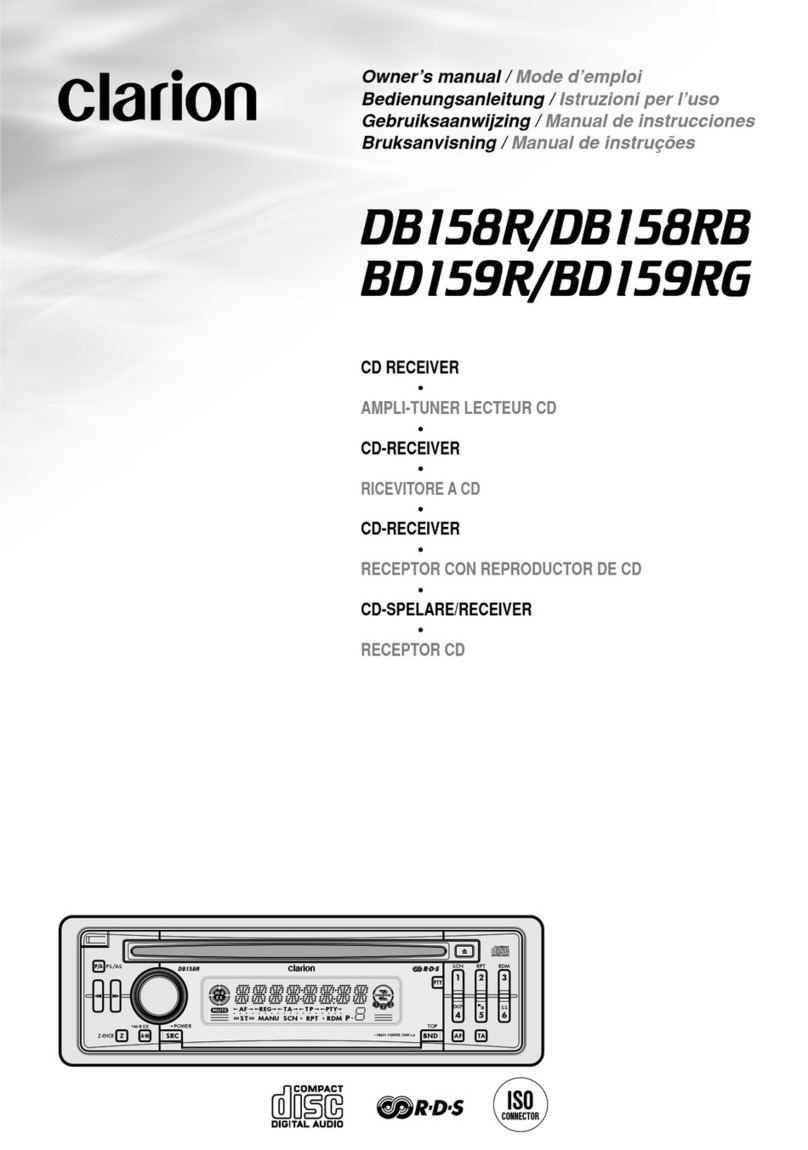 Clarion DB158RB Mode d'emploi
