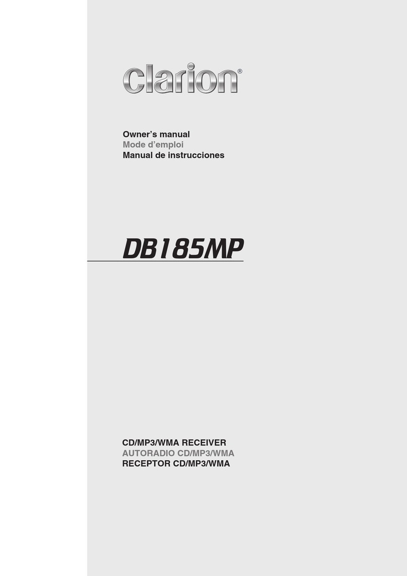 Clarion DB185MP User manual