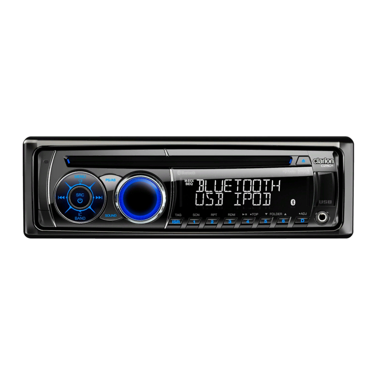 Clarion CZ501 Owners & installation manual